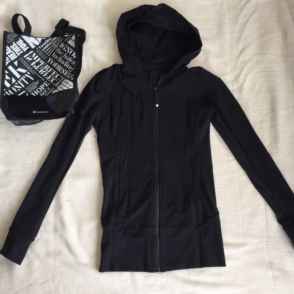 Lululemon BLACK zip up jacket